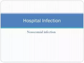 Hospital Infection