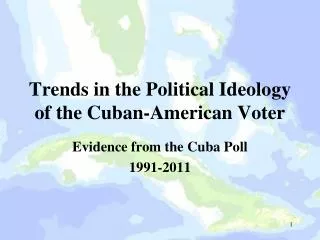 Trends in the Political Ideology of the Cuban-American Voter