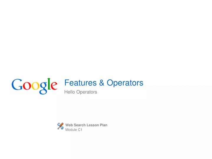 features operators