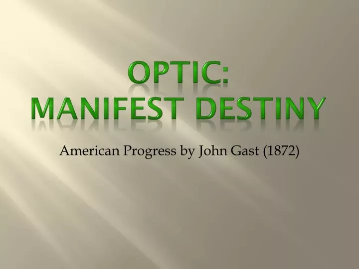 optic manifest destiny