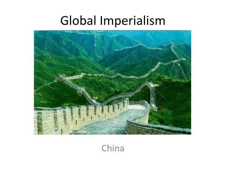 global imperialism
