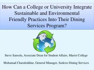How Can a College or University Integrate Sustainable and Environmental