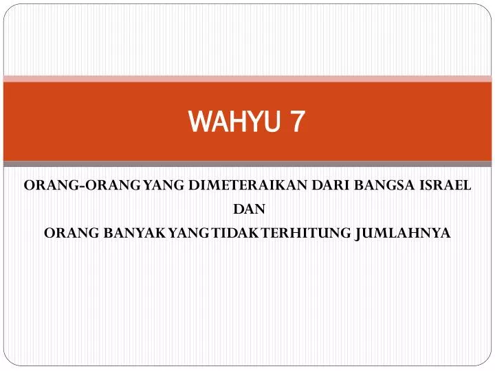 wahyu 7