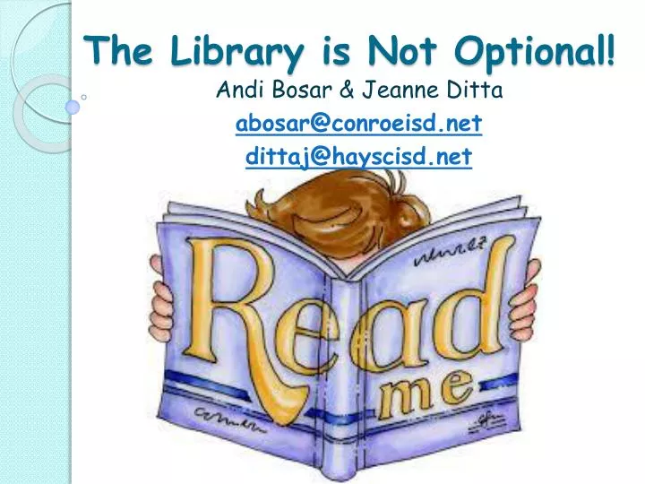 the library is not optional