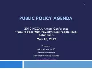 Public Policy Agenda