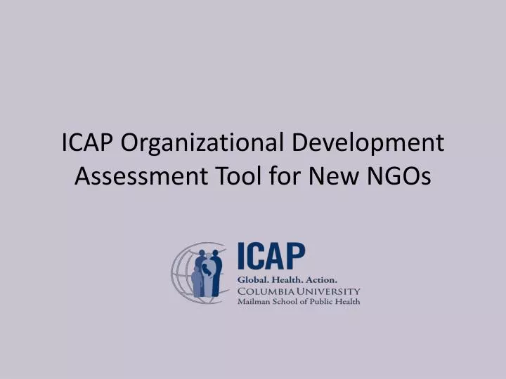 icap organizational development assessment tool for new ngos