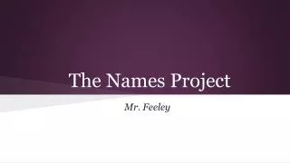 The Names Project