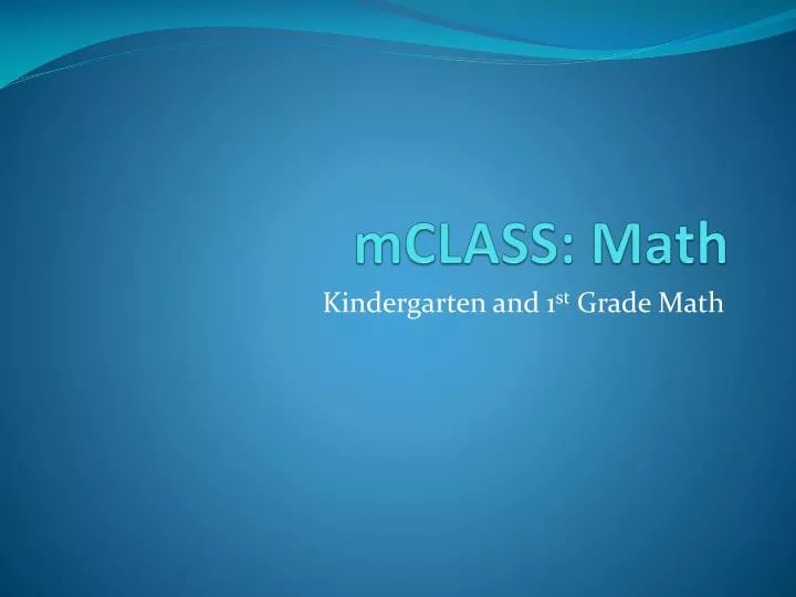 mclass math