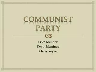 Communist Party