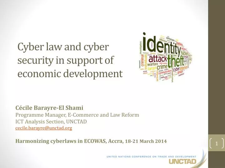 cyber law and cyber security in support of economic development