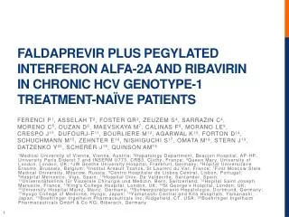 Introduction to faldaprevir