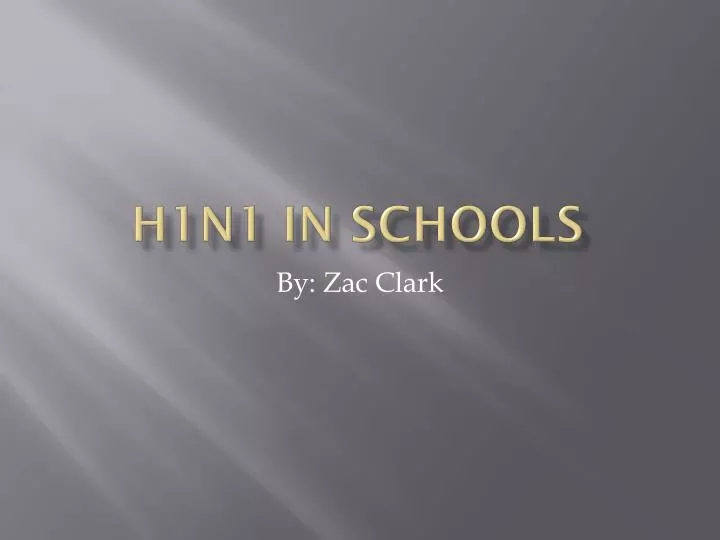 h1n1 in schools