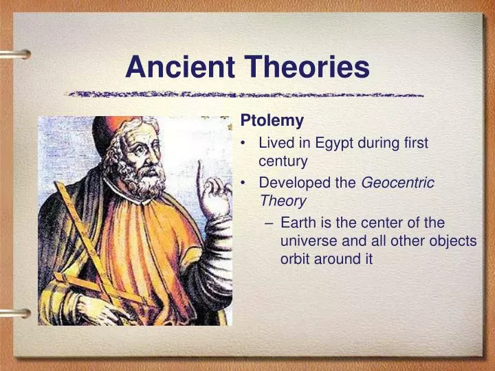 ancient theories