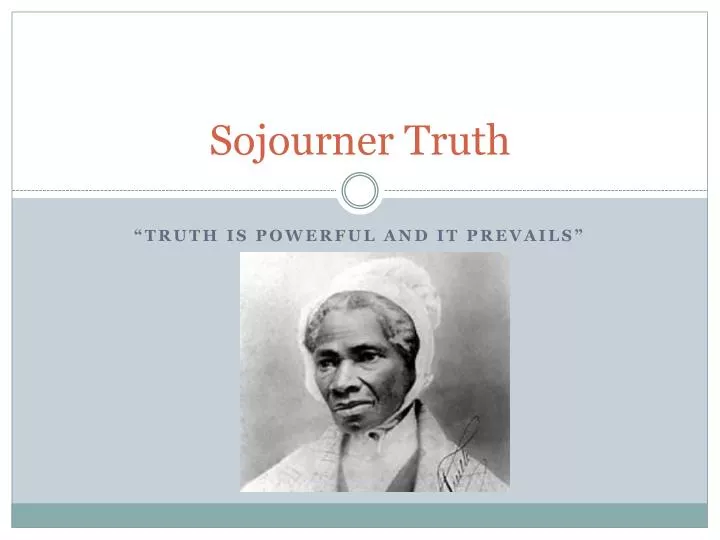 sojourner truth