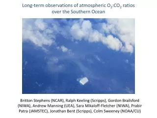 Long-term observations of atmospheric O 2 :CO 2 ratios over the Southern Ocean