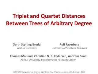 Triplet and Quartet Distances Between Trees of Arbitrary Degree