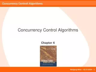 Concurrency Control Algorithms