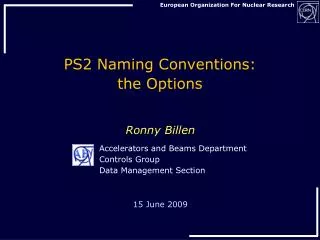 PS2 Naming Conventions: the Options
