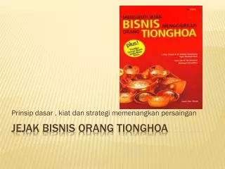 prinsip dasar kiat dan strategi memenangkan persaingan