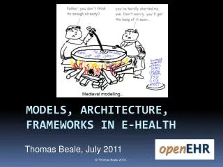 Models, architecture, frameworks in e-health