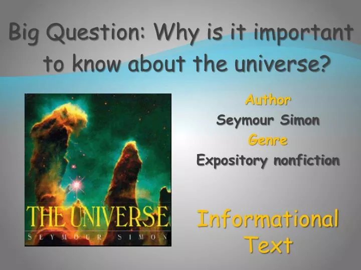 author seymour simon genre expository nonfiction informational text