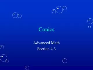 Conics