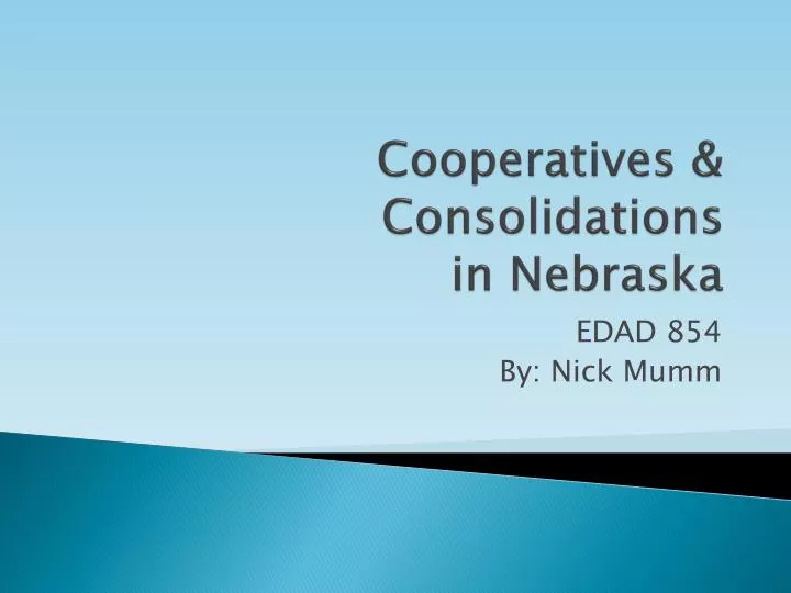 cooperatives consolidations in nebraska