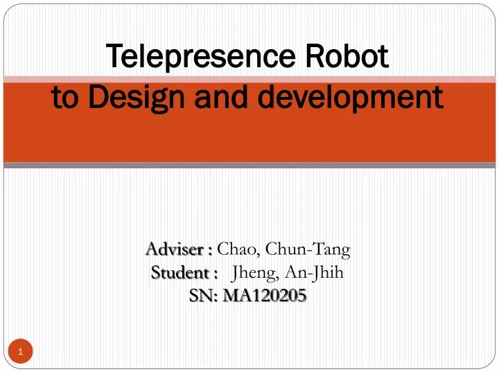 telepresence robot to design and development