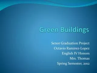 Green Buildings