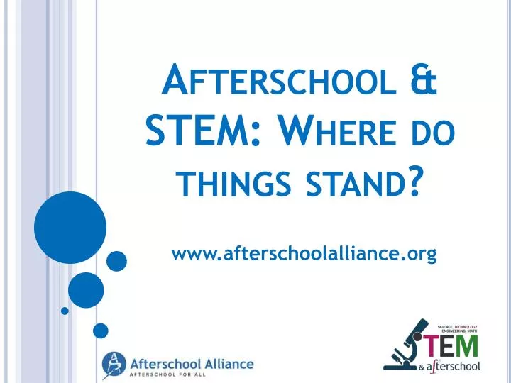afterschool stem where do things stand
