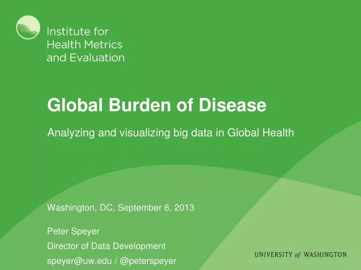 global burden of disease