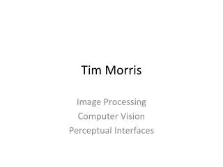 Tim Morris