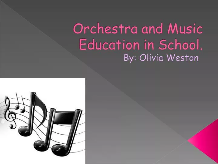 orchestra and music education in school
