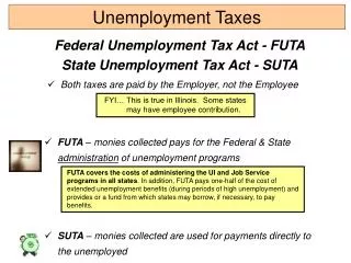 Unemployment Taxes