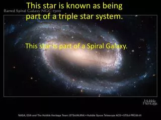 This star is known as being part of a triple star system.