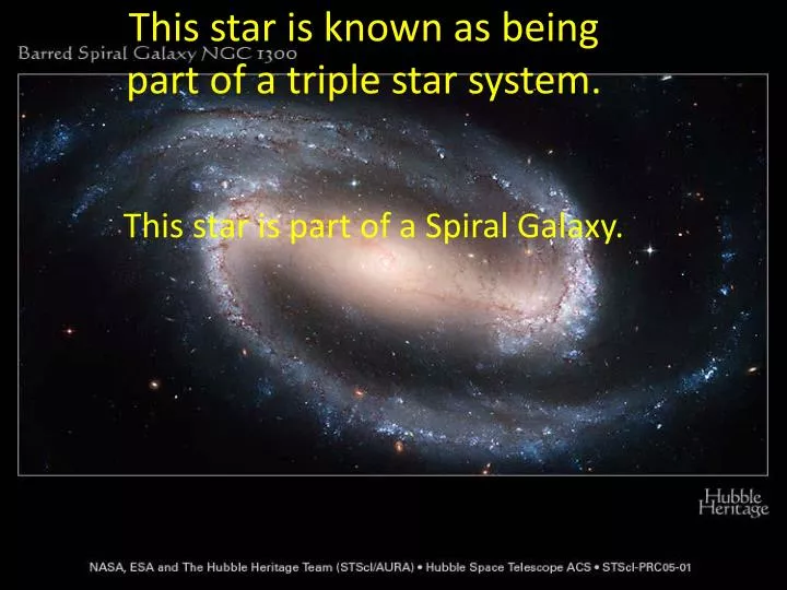 this star is known as being part of a triple star system