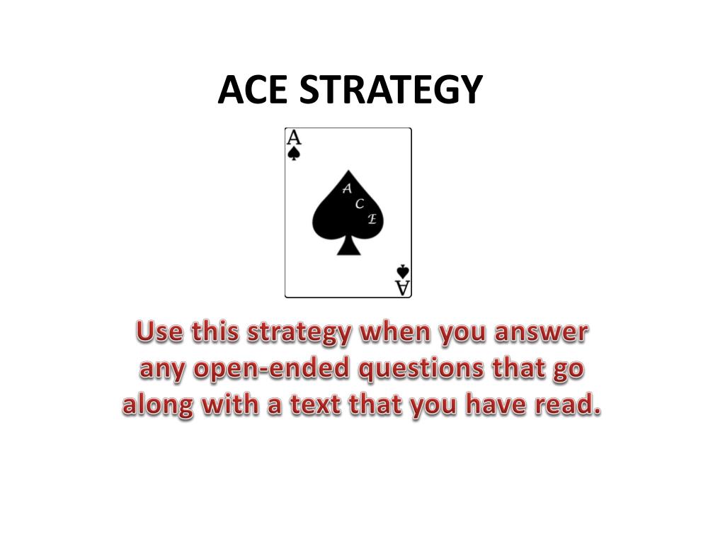 PPT - ACE STRATEGY PowerPoint Presentation, free download - ID:2660924