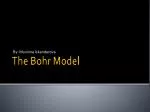 The Bohr Model - slide 1