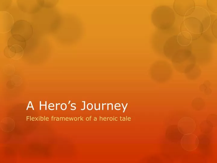 a hero s journey