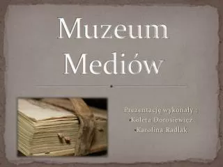 muzeum medi w