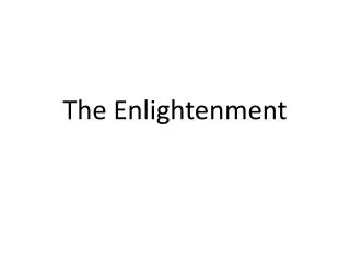 the enlightenment