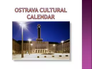 ostrava cultural Calendar