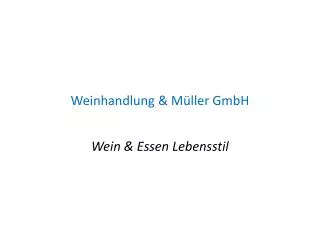 weinhandlung m ller gmbh