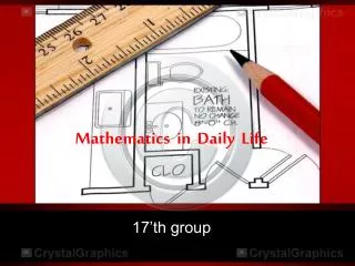 Mathematics in Daily Life