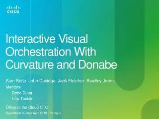 Interactive Visual O rchestration W ith Curvature and Donabe