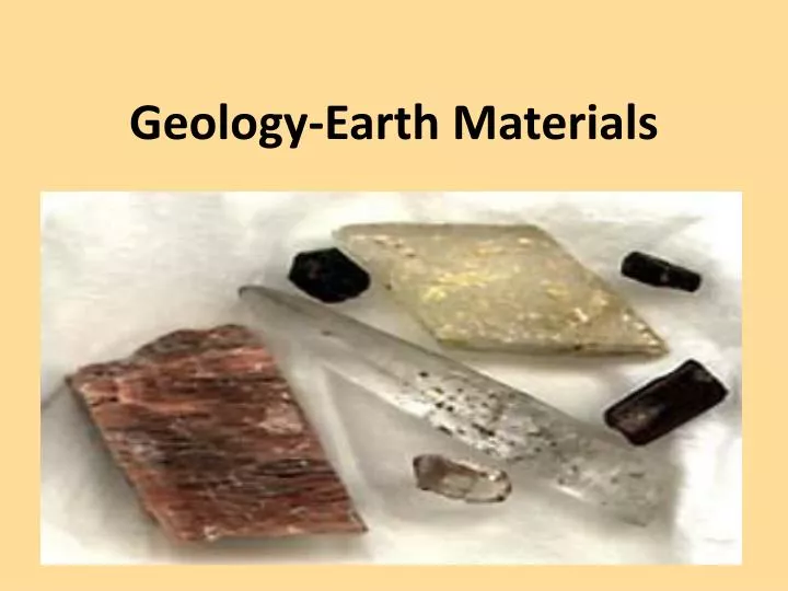 geology earth materials
