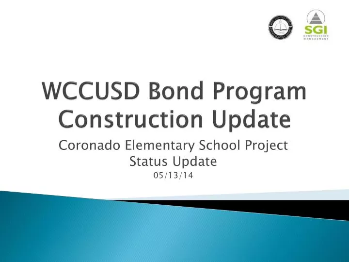 wccusd bond program construction update