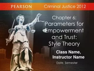 Criminal Justice 2012