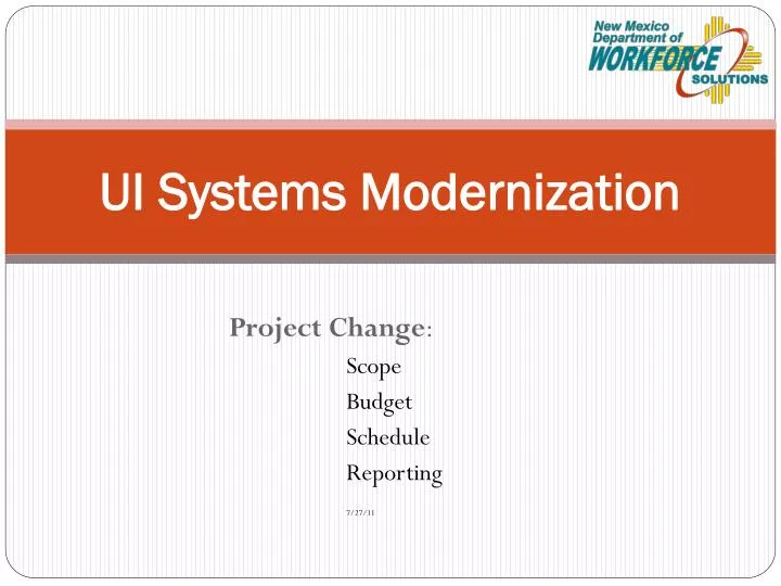 ui systems modernization