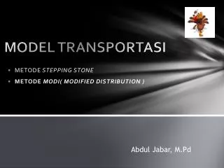 model transportasi